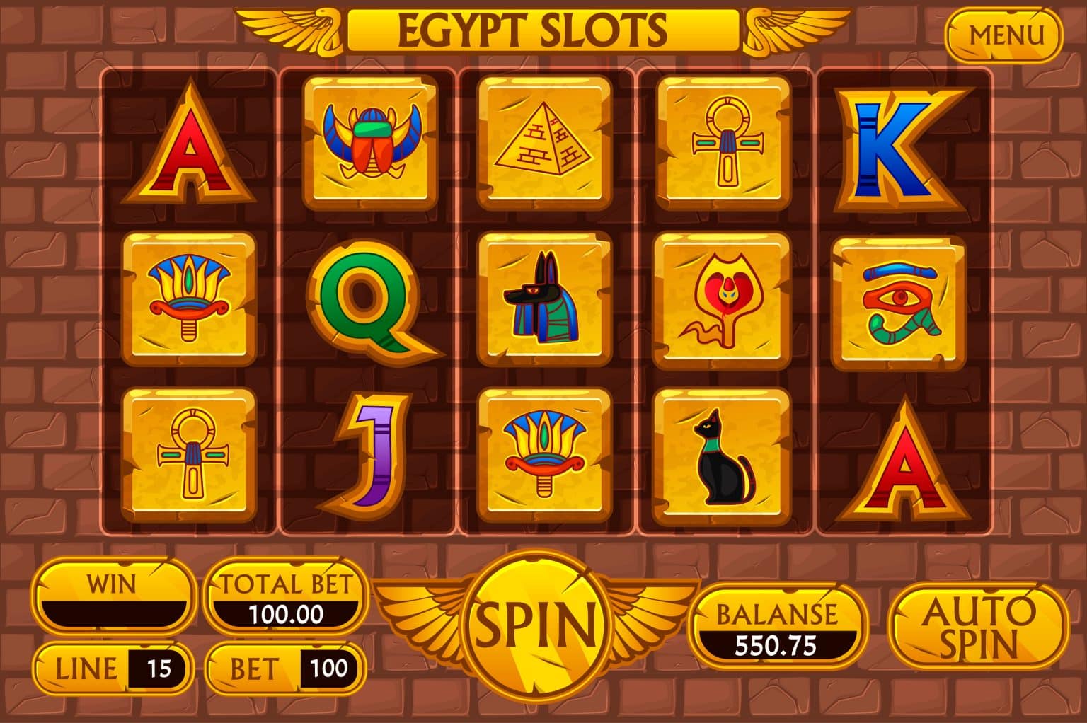ancient themed slots banner image
